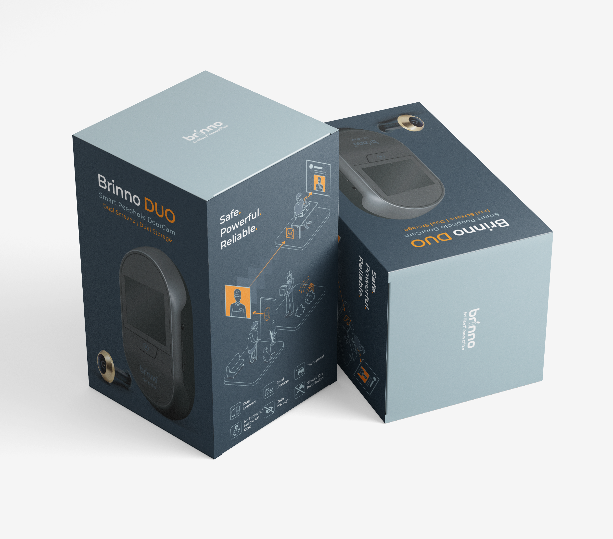 未開封新品 Brinno Duo ピープホールカメラ SHC1000W 工事不要 Amazon.com : Brinno Duo Front Door Peephole Camera SHC1000W